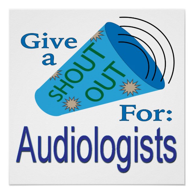 Pôster Gritar para audiólogos (Frente)