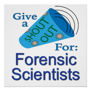 Pôster Gritar por Cientistas forenses