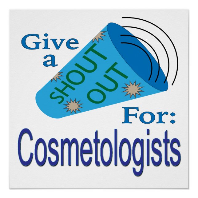 Pôster Gritar por Cosmetólogos (Frente)