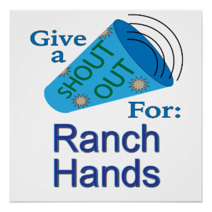 Pôster Gritar por Mãos Ranch