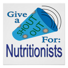 Pôster Gritar por Nutricionistas