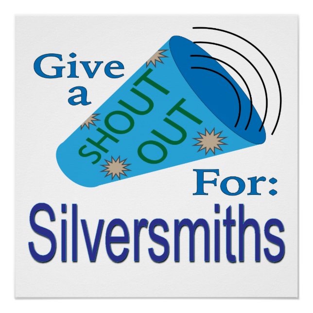 Pôster Gritar por Silversmiths (Frente)