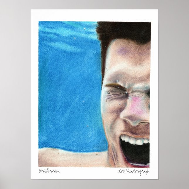 Pôster Gritar úmido de Lee Vandergrift (Frente)