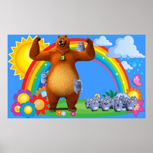 Poster Grizzy e limmings Kids (Frente)