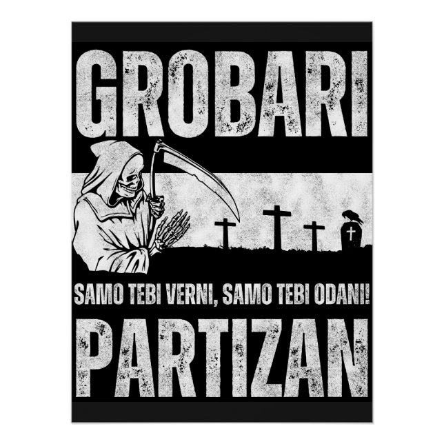 Pôster Grobari - Samo Tebi Verni Samo Tebi Odani  (Frente)
