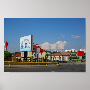 Poster Grodno Belarus Architecture City Street