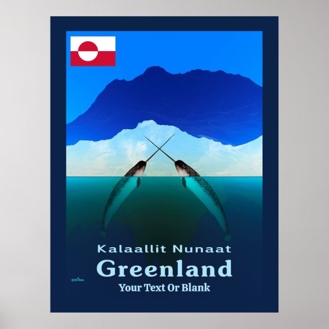 Poster Groenlândia - Narwhal (Frente)