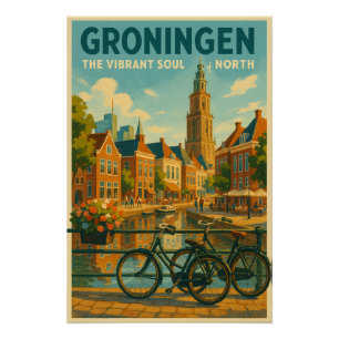Pôster GRONINGEN – A Alma Vibrante do Norte
