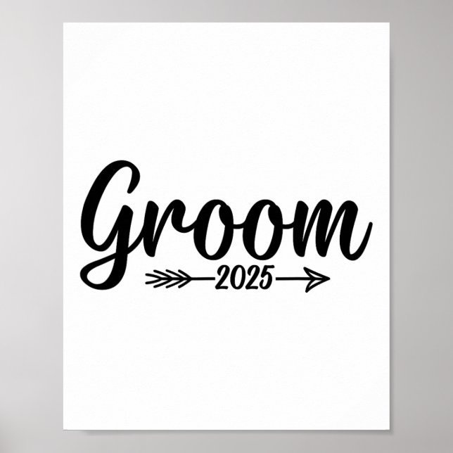 Poster Groom Est. noivado Casado 2025 (Frente)