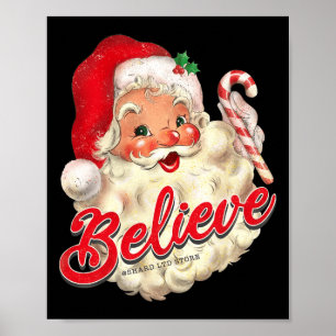 Poster Groovage Vintage Papai Noel Feliz Homens De Natal