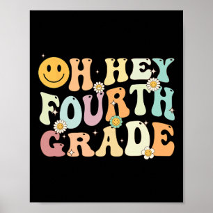 Poster Groovy, 4° ano de volta ao Teac da Escola