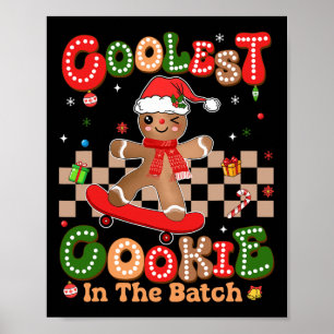 Poster Groovy Gingerbird Cookie Mais Fresco No Batch Chr