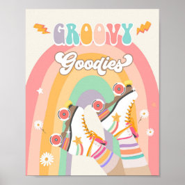 Poster Groovy Goodies Roller Skate
