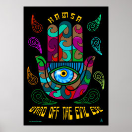 Pôster Groovy Hamsa