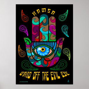 Pôster Groovy Hamsa