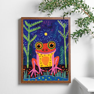 Poster Groovy Hippie Pink Sapo