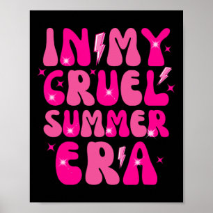 Poster Groovy Na Minha Cruel Era Summer Family Férias De