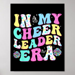 Poster Groovy Na Minha Era De Cheerleader Mulheres Lidera