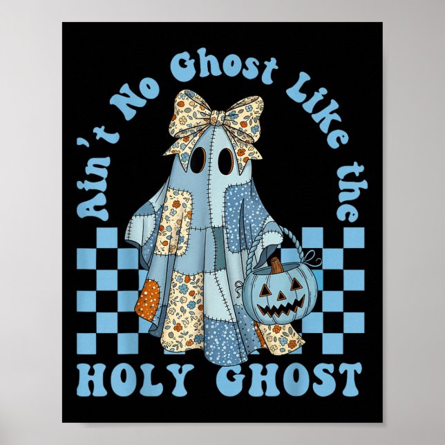 Poster Groovy Não É Fantasma Como O Santo Fantasma Cristã (Frente)