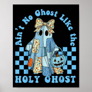 Poster Groovy Não Há Fantasma Como O Espírito Santo Crist