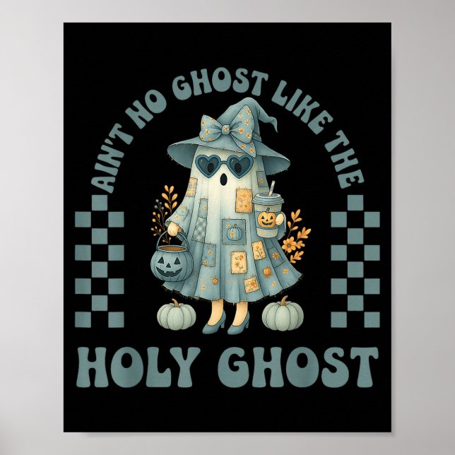 Poster Groovy Não Há Fantasma Como O Espírito Santo Crist (Frente)