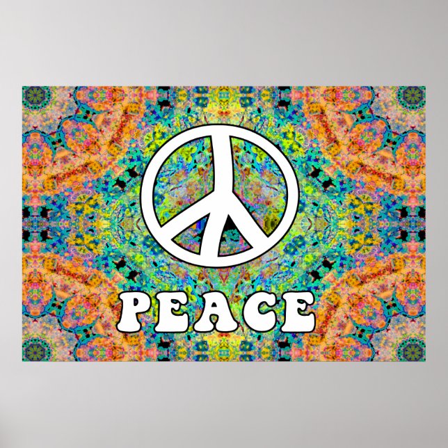 Pôster Groovy Peace (Frente)