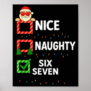 Poster Groovy Safadinho Seis Sete 67 Natal Família Xmas