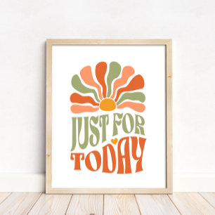 Poster Groovy Script Apenas Para Hoje Motivação