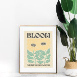 Poster Groovy Sunflower "Bloom onde você está plantado"<br><div class="desc">Traga sol e positividade para o seu espaço com este Poster de Flores do Sol "Bloom Onde Você Está Plantado". Apresentando flores vibrantes retrorreflectoras, tipografia ousada no estilo dos anos 70, e uma paleta de cor ranhosa de amarelos quentes, laranjas e castanhos de terra, esta poster é um lembrete diário...</div>