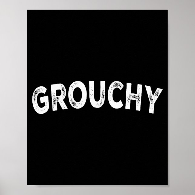 Poster Grouchy  (Frente)