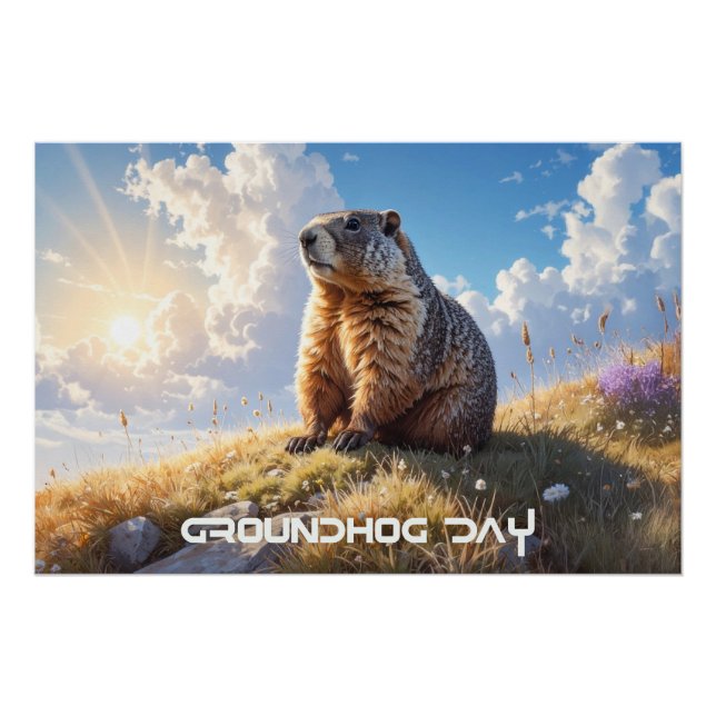 PÔSTER GROUNDHOG DAY (Frente)