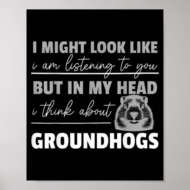 Poster Groundhog Shirt Groundhog Lover Groundhogs _15  (Frente)