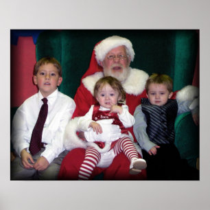 Pôster group with santa