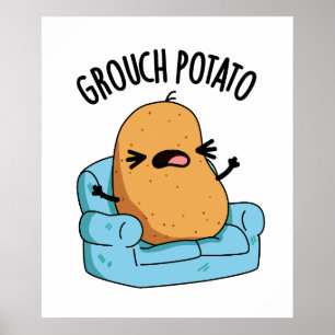 Poster Groutato Potato Funny Veggie Puns
