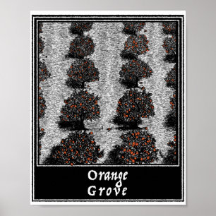Poster Grove Laranja