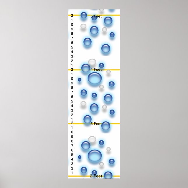 Pôster Growth Chart - Rise with the Bubbles (Frente)