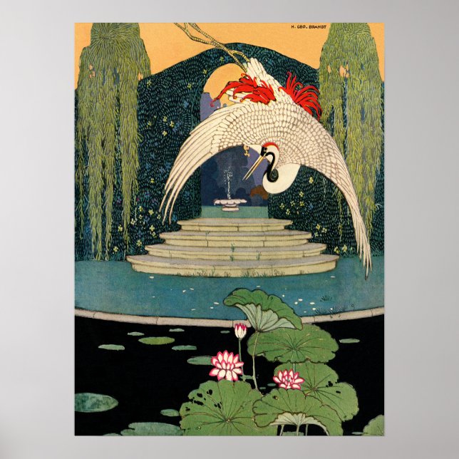 Pôster Grua Voadora (Frente)