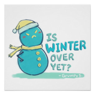 Pôster Grumpy S. Ilustração: O INVERNO JÁ ACABOU?