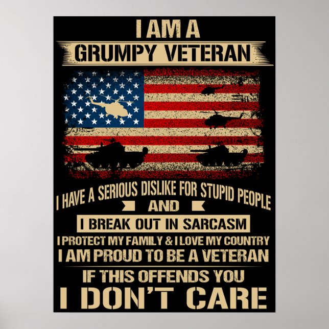 Poster Grumpy Veteran (Frente)