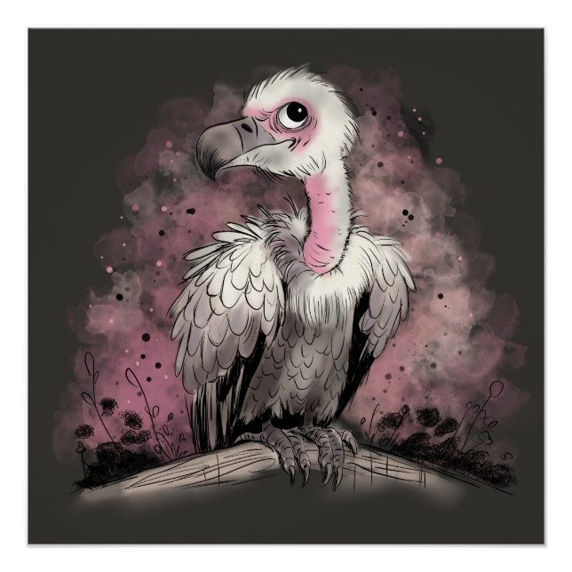 Pôster Grumpy Vulture (Frente)