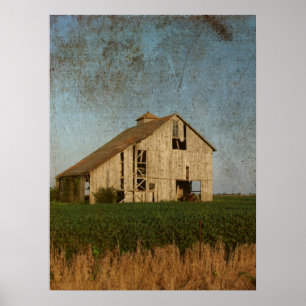 Pôster Grunge Barn