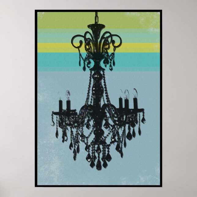 Pôster Grunge Chandelier (Frente)