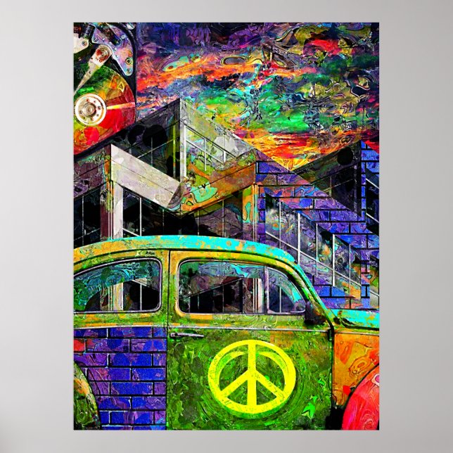 Poster Grunge Collage (Frente)