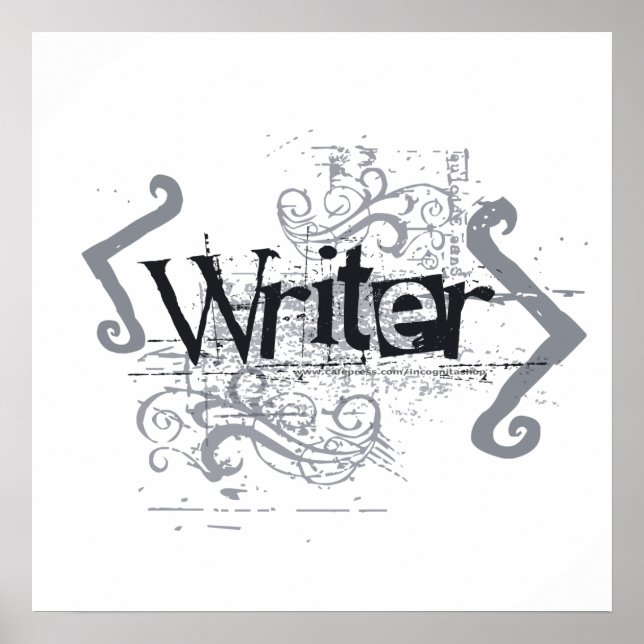 Pôster Grunge Writer (Frente)