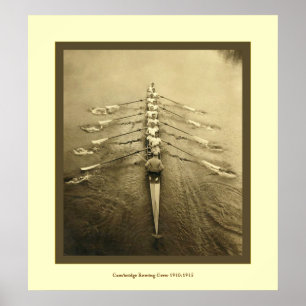 Pôster Grupo 1910-1915 de Cambridge do vintage