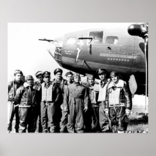 Poster Grupo da fortaleza de "Belle do vôo B-17 Memphis
