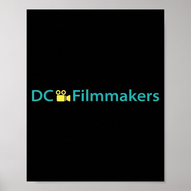 Poster Grupo de Cineastas da DC com ícone de câmera  (Frente)