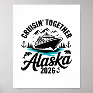 Poster Grupo de Correspondência de Viagem ao Alasca 2026 