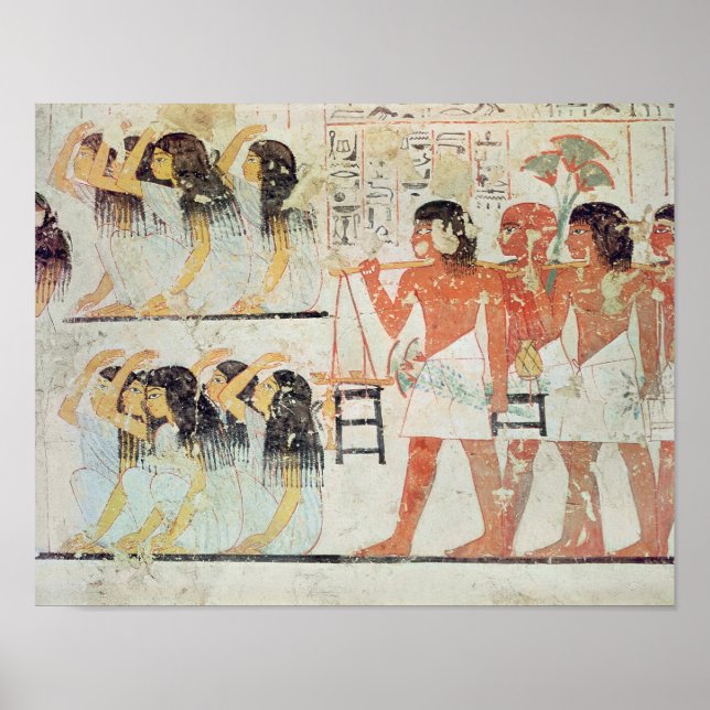 Poster Grupo de luto na procissão funerária (Frente)