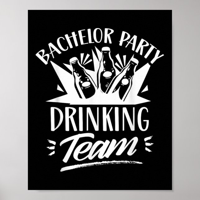 Poster Grupo de Noivos da Equipe de Bebendos do Bachelor  (Frente)
